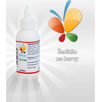 Ředidlo Ředidlo na barvy v prášku do tuků 100ml/lahvička