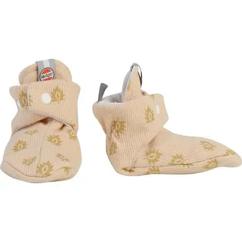 Kojenecké oblečení LODGER bavlněné capáčky SLIPPER PRINT RIB Linen 0-3m