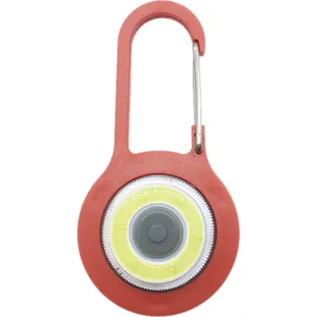 Svítilna LED COB přívěsek na tašku Barva: červená