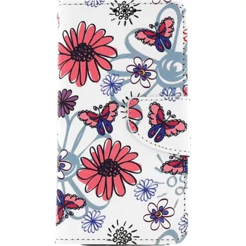 Pouzdro na mobilní telefon Pouzdro iPhone 13 knížkové Flowers (kryt neboli obal na iPhone 13)