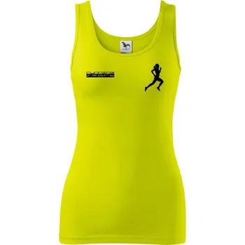Dámské tričko Running sport - Dámské tílko - M ( Limetková )