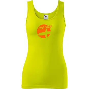 Dámské tričko Just Surf - Dámské tílko - XL ( Limetková )