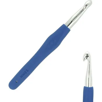 Rybářský háček Háček s pogumovanou ručkou 9mm tm.modrý