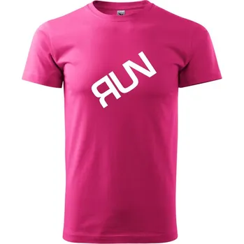 Pánská móda Run - Klasické pánské triko vyšší gramáže - 2XL ( Purpurová )
