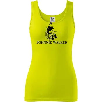 Johnnie Walked - Dámské tílko - M ( Limetková )