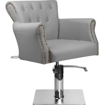 Kadeřnické křeslo Hair System kadeřnické křeslo Ber 8541 šedé