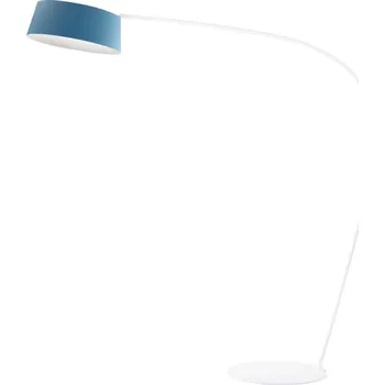 Stojací lampa Stilnovo 8104 Oxygen_FL1, modrá stojací oblouková lampa se stmívačem, 36W LED 3000K, výška 194cm