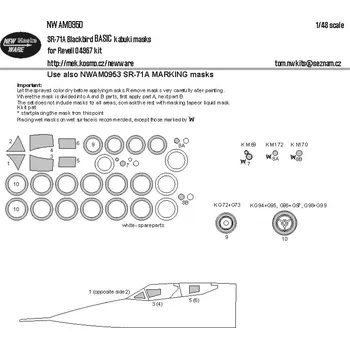 Plastikový model 1/48 Mask SR-71A Blackbird BASIC (REV)