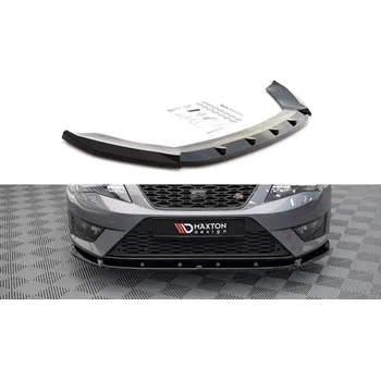 Karosérie Spojler pod nárazník lipa V.1 Seat Leon FR / Cupra Mk3 černý lesklý plast