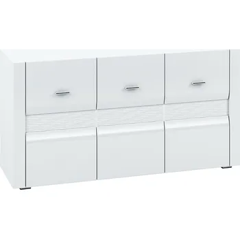 Komoda Komoda bílý lesk ARKO 09