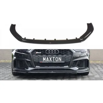 Nárazník Spojler pod nárazník lipa V.2 Audi RS3 8V FL Sportback černý lesklý plast
