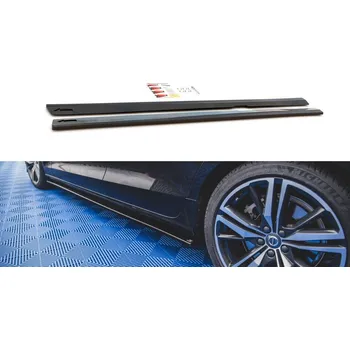 Auto-moto Prahové lišty V.2 Volvo S60 R-Design Mk3 černý lesklý plast