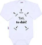 New Baby Body s potiskem Tati, to dáš!…