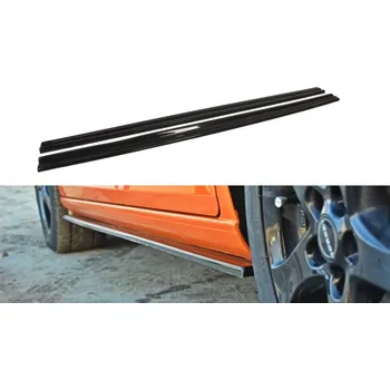 Auto-moto Prahové lišty Seat Leon II Cupra / FR facelift 09-12 černý lesklý plast