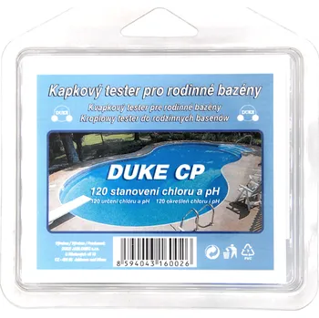 Vodnář Bazénový kapkový tester pro stanovení chloru a pH