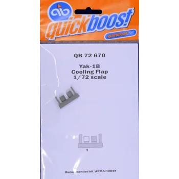 Plastikový model Quickboost 1/72 Yak-1B cooling flap (ARMA H.)