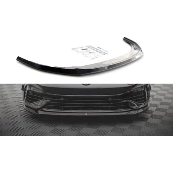 Nárazník Spojler pod nárazník lipa V.5 Volkswagen Golf R Mk8 černý lesklý plast