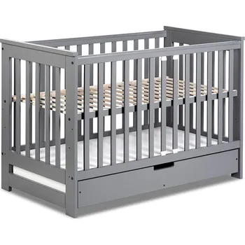 Dětsný nábytek Klups Iwo se šuplíkem a zábranou 120 x 60 cm