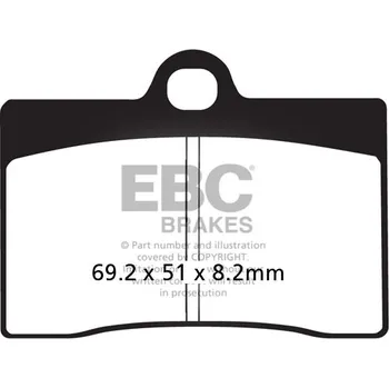 Brzdová destička Brzdové destičky EBC FA095V