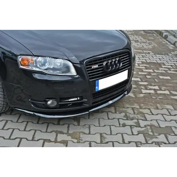 Nárazník Spojler pod nárazník lipa Maxton - Audi A4 B7 04-07 černý lesklý plast
