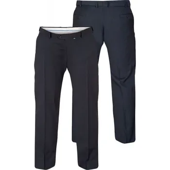 Pánské kalhoty Pánské společenské kalhoty tmavě modré elastické, stretch 2XL - 6XL Duke ODE-P20034 - 130