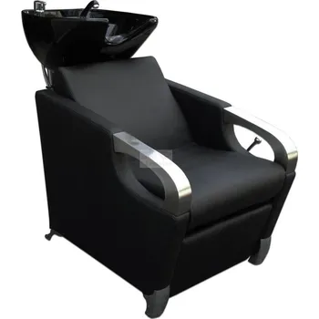 Kadeřnické křeslo Kadeřnický mycí box CONTE černý