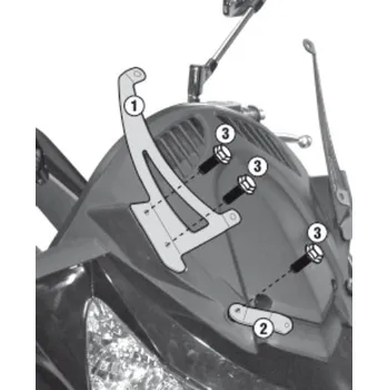 D7056KIT montážní sada pro plexi čiré 7056DT pro SYM Cruisym 300 (17-24)