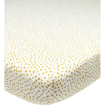 Prostěradlo Meyco Žerzejové prostěradlo 60x120 - Cheetah honey gold