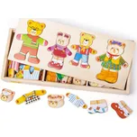 Bigjigs Toys Oblékací puzzle Medvědí rodinka