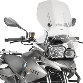 Motodíl AF5107B plexi čiré BMW F 700 GS (13-17), nastavitelné v rozsahu vxš410-530x510 mm