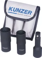 Kunzer 7FSL03 sada pro povolování bezpečnostních šroubů kol 17/19 mm 3 ks