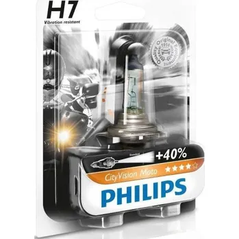 Autožárovka Žárovka_Motožárovka Philips 12V H7 55W CityVision Moto 40