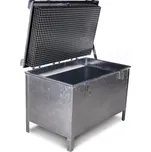 Nádoba na uskladnění lithium-iontových baterií, 225,3 litrů, zinkovaná ocel, výplň PyroBubbles®