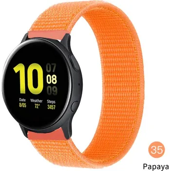 Příslušenství k chytrým hodinkám Nylonový Pásek Na Hodinky 20 Mm - Řemínek Varianta: Papaya 35