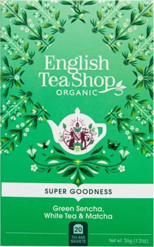 čaj English Tea Shop Green Sencha/White Tea/Matcha BIO 20 sáčků