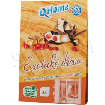 Vůně do bytu Q Home vonné sáčky Exot dřevo 3 ks