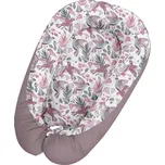 Muminky Hnízdečko pro miminko BABY - vzor květiny - růžové
