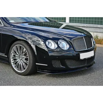 Karosérie Spojler pod přední nárazník lipa BENTLEY CONTINENTAL GT 2009-2012 černý lesklý plast