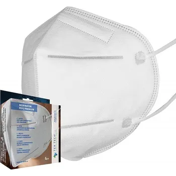 respirátor Respirátor FFP2 zdravotnický prostředek vyrobený v Česku 20ks bílá
