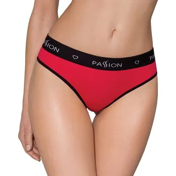 Dámské erotické kalhotky Passion PS008 Panties Red Velikost XL