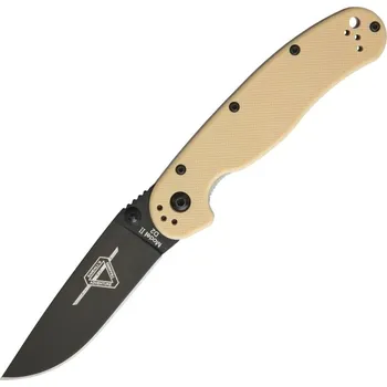 kapesní nůž Kapesní nůž Ontario RAT II Linerlock Desert Tan D2 8830DT