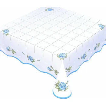 ubrus Ubrus celoroční, Růže, modrý, 85 x85 cm