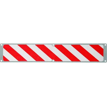 parkovací zábrana Protiskluzová podložka, aluminium m2, červeno-bílá, 635 x 114 mm