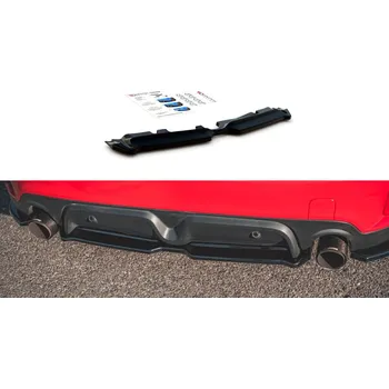 Tuning Difuzor zadního nárazníku Mini Countryman Mk2 F60 JCW černý lesklý plast