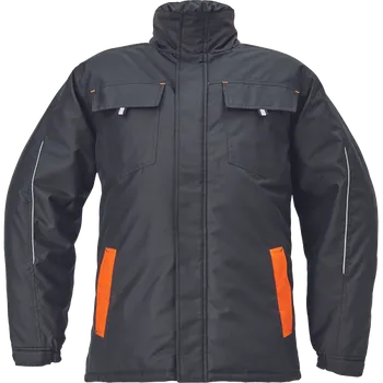pracovní bunda Cerva MAX VIVO Pánská zimní bunda černo / oranžová 2XL 03310037C1005