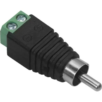 Síťový konektor Onpira Šroubovací konektor cinch RCA samec