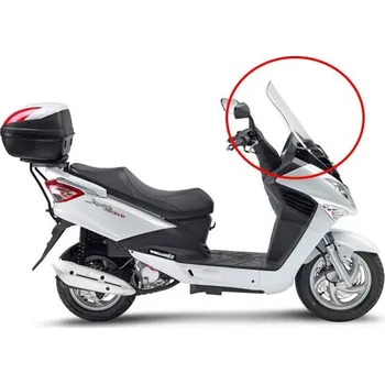 Motodíl D651ST plexi čiré SYM Joyride EVO 125-200 (09-22), vxš620x600 mm, vyšší o 155 mm