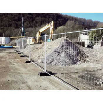 Plot Mobilní staveništní plot, žárově zinkovaný, š 3500 mm, v 2000 mm, stěnový prvek