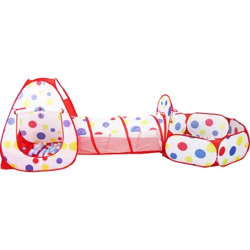 Hra na zahradu Aga4Kids Dětský hrací stan s prolézacím tunelem