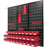 07-02-63, Redats děrovaná dílenská stěna na nářadí, sada 52 ks